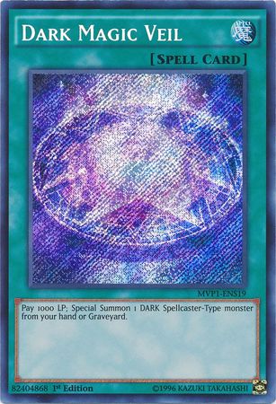 Dark Magic Veil [MVP1-ENS19] Secret Rare | Event Horizon Hobbies CA