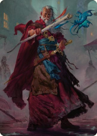 Elminster Art Card (64) [Commander Legends: Battle for Baldur's Gate Art Series] | Event Horizon Hobbies CA