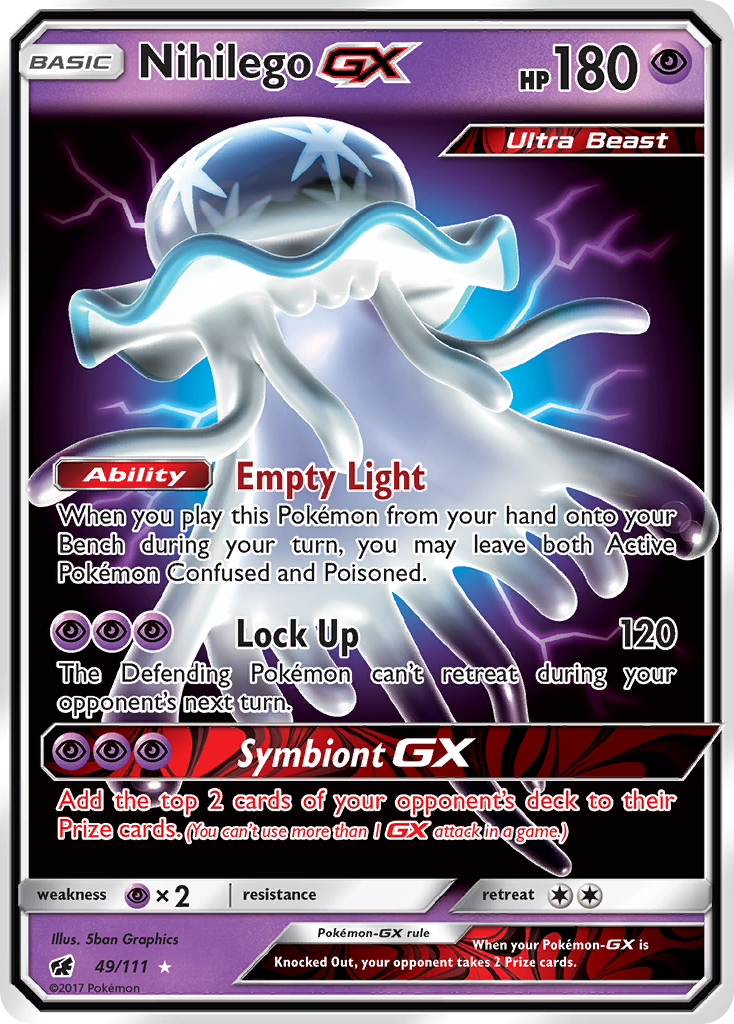 Nihilego GX (49/111) [Sun & Moon: Crimson Invasion] | Event Horizon Hobbies CA