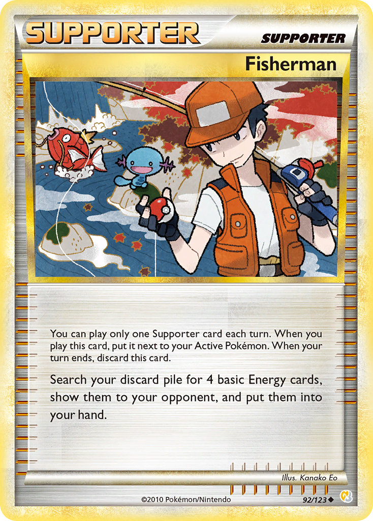 Fisherman (92/123) [HeartGold & SoulSilver: Base Set] | Event Horizon Hobbies CA