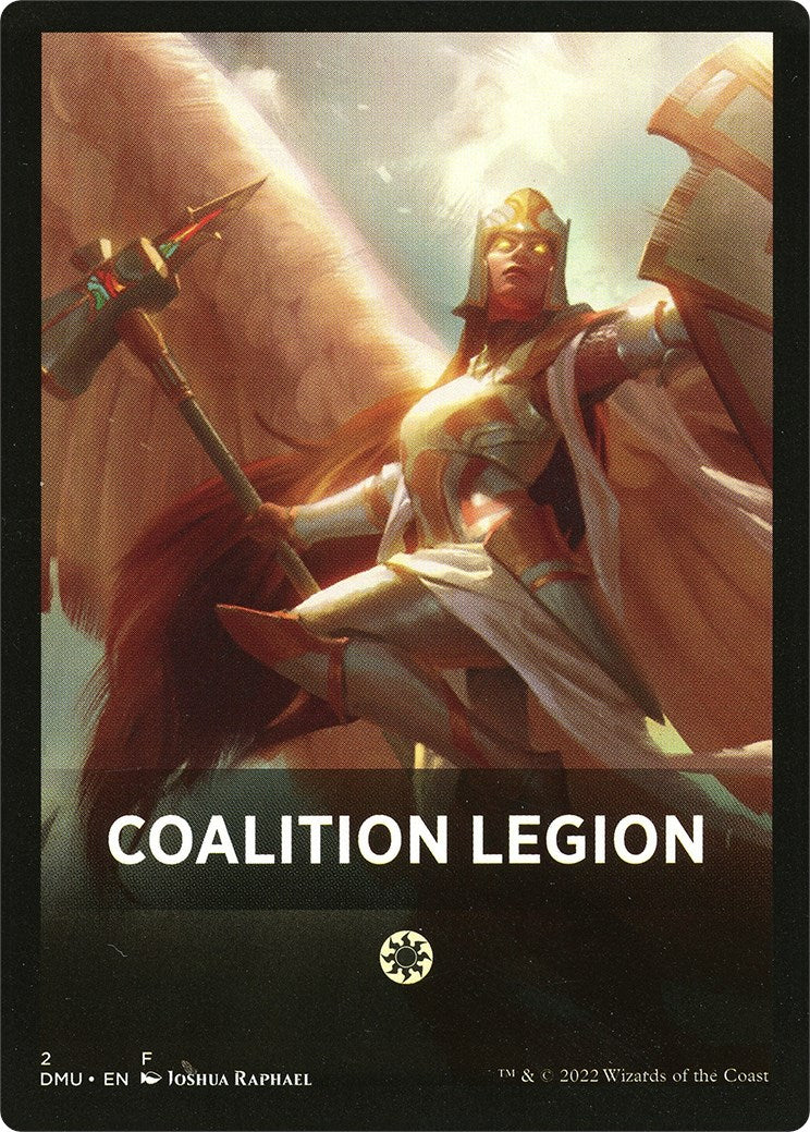 Coalition Legion Theme Card [Dominaria United Tokens] | Event Horizon Hobbies CA