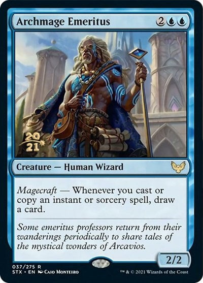 Archmage Emeritus [Strixhaven: School of Mages Prerelease Promos] | Event Horizon Hobbies CA