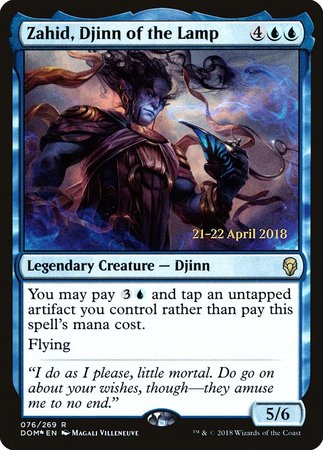 Zahid, Djinn of the Lamp [Dominaria Promos] | Event Horizon Hobbies CA