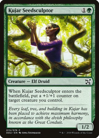 Kujar Seedsculptor [Duel Decks: Elves vs. Inventors] | Event Horizon Hobbies CA