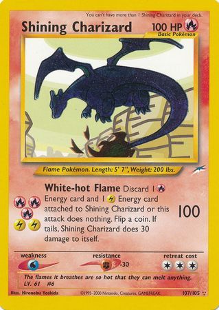 Shining Charizard (107/105) [Neo Destiny Unlimited] | Event Horizon Hobbies CA