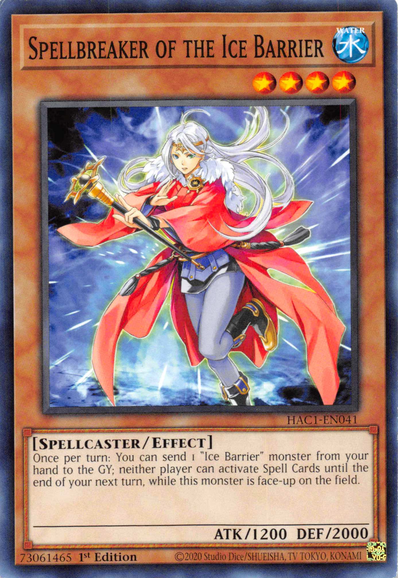 Spellbreaker of the Ice Barrier [HAC1-EN041] Common | Event Horizon Hobbies CA