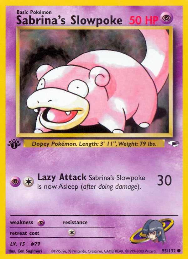 Sabrina's Slowpoke (95/132) [Gym Heroes 1st Edition] | Event Horizon Hobbies CA