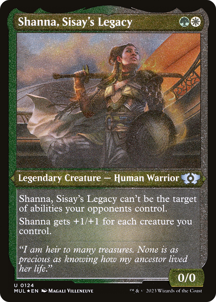 Shanna, Sisay's Legacy (Foil Etched) [Multiverse Legends] | Event Horizon Hobbies CA