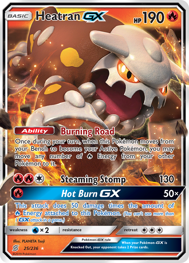 Heatran GX (25/236) [Sun & Moon: Unified Minds] | Event Horizon Hobbies CA