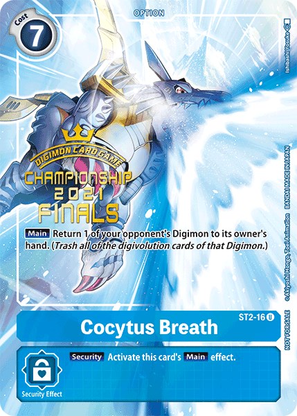 Cocytus Breath [ST2-16] (2021 Championship Finals Tamer's Evolution Pack) [Starter Deck: Cocytus Blue Promos] | Event Horizon Hobbies CA