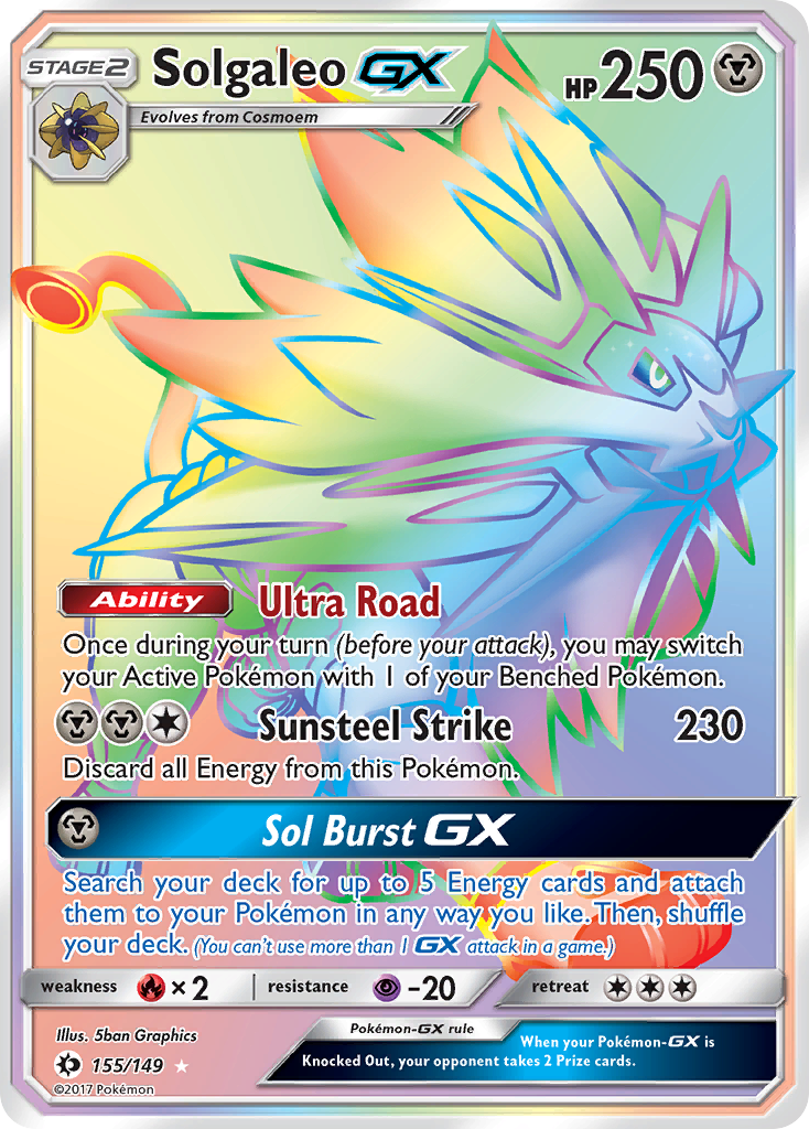 Solgaleo GX (155/149) [Sun & Moon: Base Set] | Event Horizon Hobbies CA