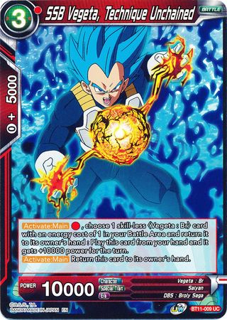 SSB Vegeta, Technique Unchained (BT11-009) [Vermilion Bloodline] | Event Horizon Hobbies CA