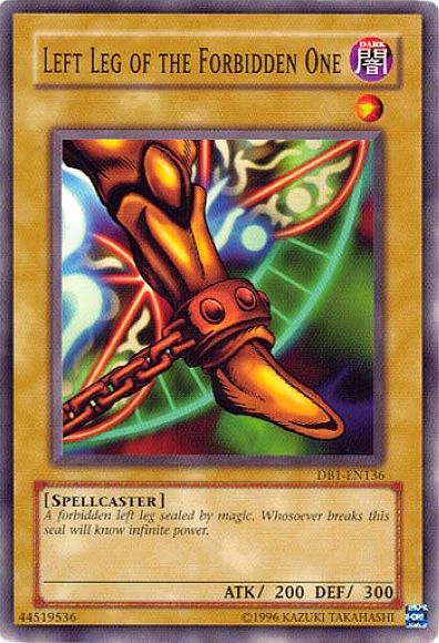 Left Leg of the Forbidden One [DB1-EN136] Common | Event Horizon Hobbies CA