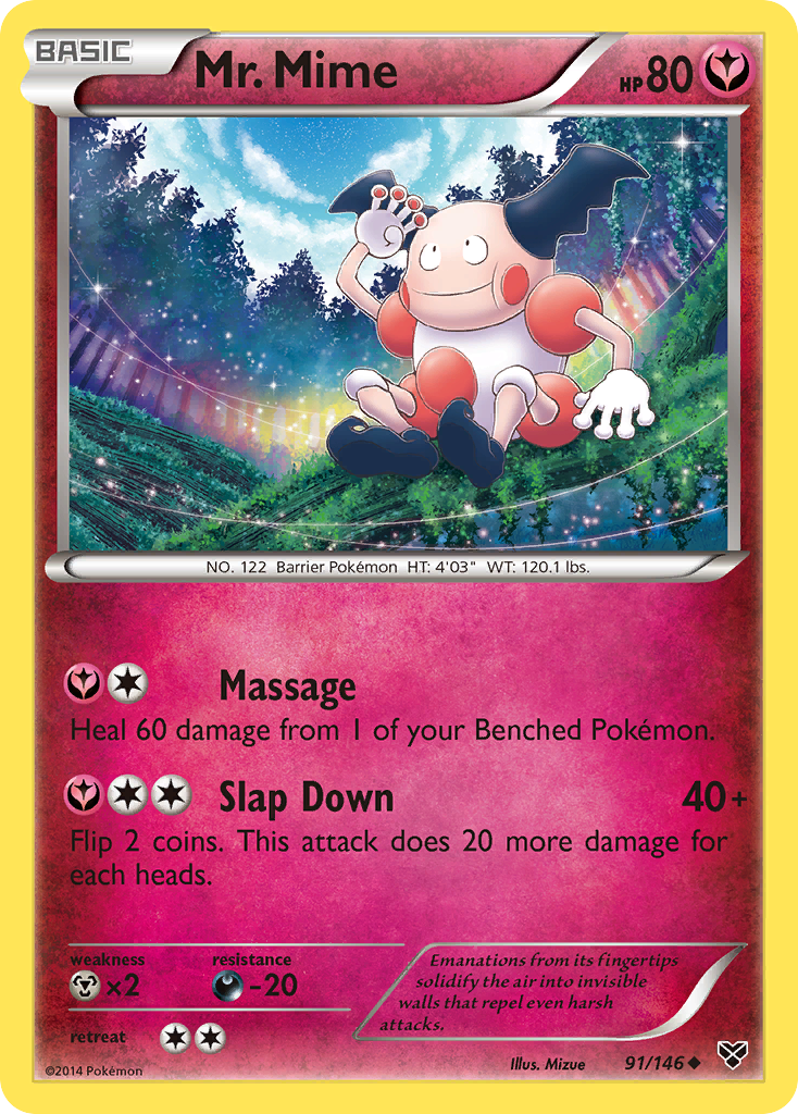 Mr. Mime (91/146) [XY: Base Set] | Event Horizon Hobbies CA