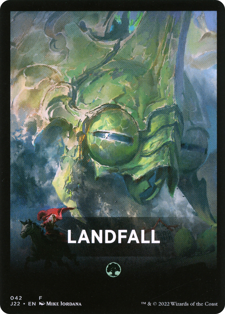 Landfall Theme Card [Jumpstart 2022 Front Cards] | Event Horizon Hobbies CA