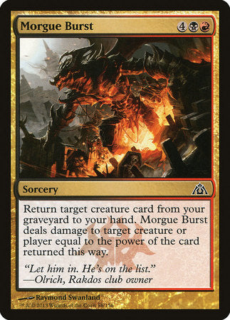 Morgue Burst [Dragon's Maze] | Event Horizon Hobbies CA