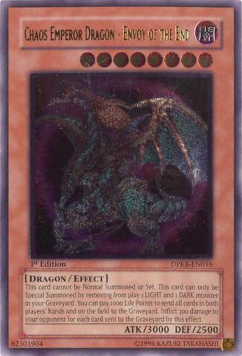 Chaos Emperor Dragon - Envoy of the End [DPKB-EN016] Ultimate Rare | Event Horizon Hobbies CA