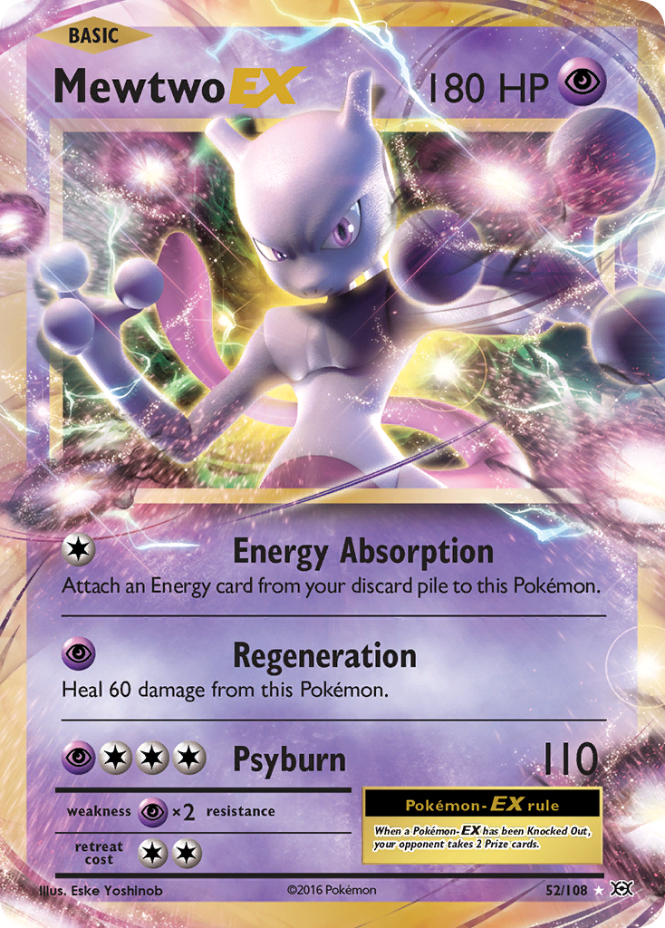 Mewtwo EX (52/108) [XY: Evolutions] | Event Horizon Hobbies CA