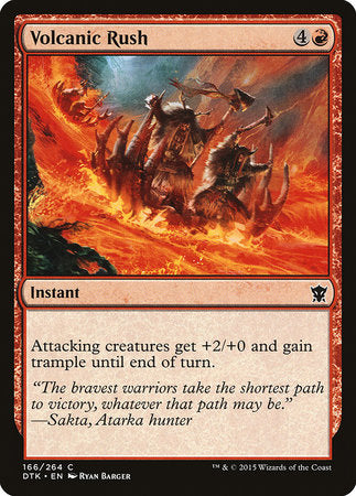 Volcanic Rush [Dragons of Tarkir] | Event Horizon Hobbies CA