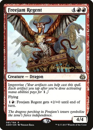 Freejam Regent [Aether Revolt Promos] | Event Horizon Hobbies CA