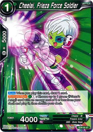 Cheelai, Frieza Force Soldier (Starter Deck - Rising Broly) (SD8-05) [Destroyer Kings] | Event Horizon Hobbies CA