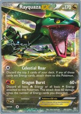 Rayquaza EX (85/124) (Anguille Sous Roche - Clement Lamberton) [World Championships 2013] | Event Horizon Hobbies CA