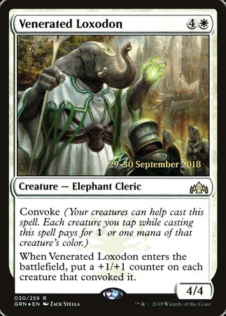 Venerated Loxodon [Guilds of Ravnica Promos] | Event Horizon Hobbies CA