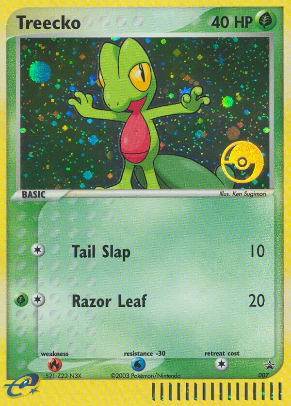 Treecko (007) [Nintendo: Black Star Promos] | Event Horizon Hobbies CA