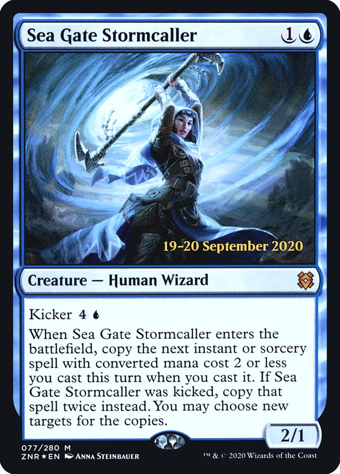 Sea Gate Stormcaller  [Zendikar Rising Prerelease Promos] | Event Horizon Hobbies CA