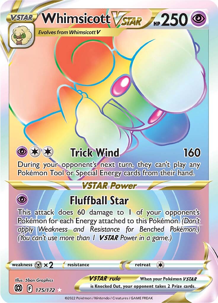 Whimsicott VSTAR (175/172) [Sword & Shield: Brilliant Stars] | Event Horizon Hobbies CA