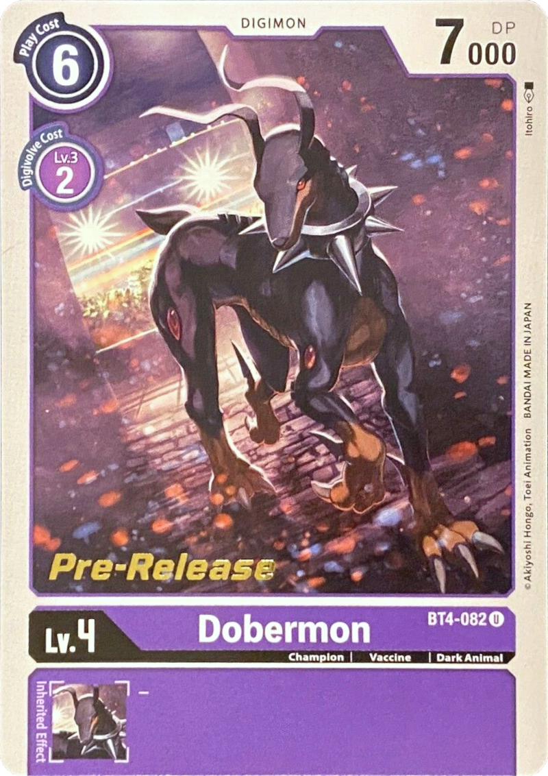 Dobermon [BT4-082] [Great Legend Pre-Release Promos] | Event Horizon Hobbies CA