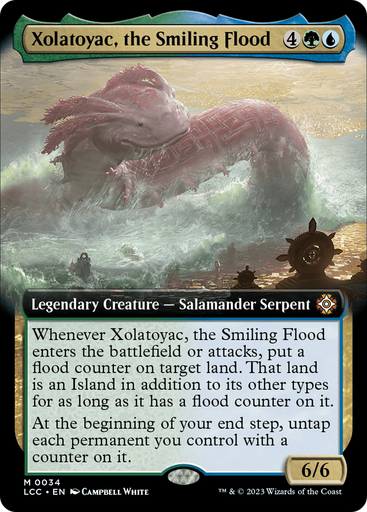 Xolatoyac, the Smiling Flood (Extended Art) [The Lost Caverns of Ixalan Commander] | Event Horizon Hobbies CA