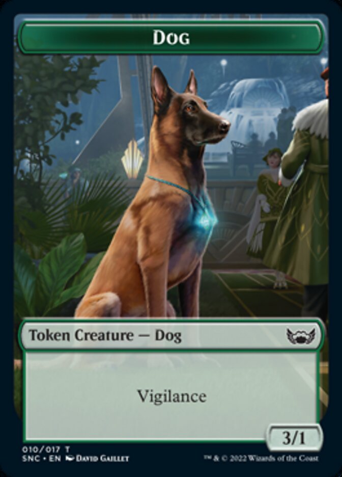 Treasure (017) // Dog Double-sided Token [Streets of New Capenna Tokens] | Event Horizon Hobbies CA