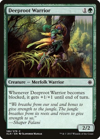 Deeproot Warrior [Ixalan] | Event Horizon Hobbies CA