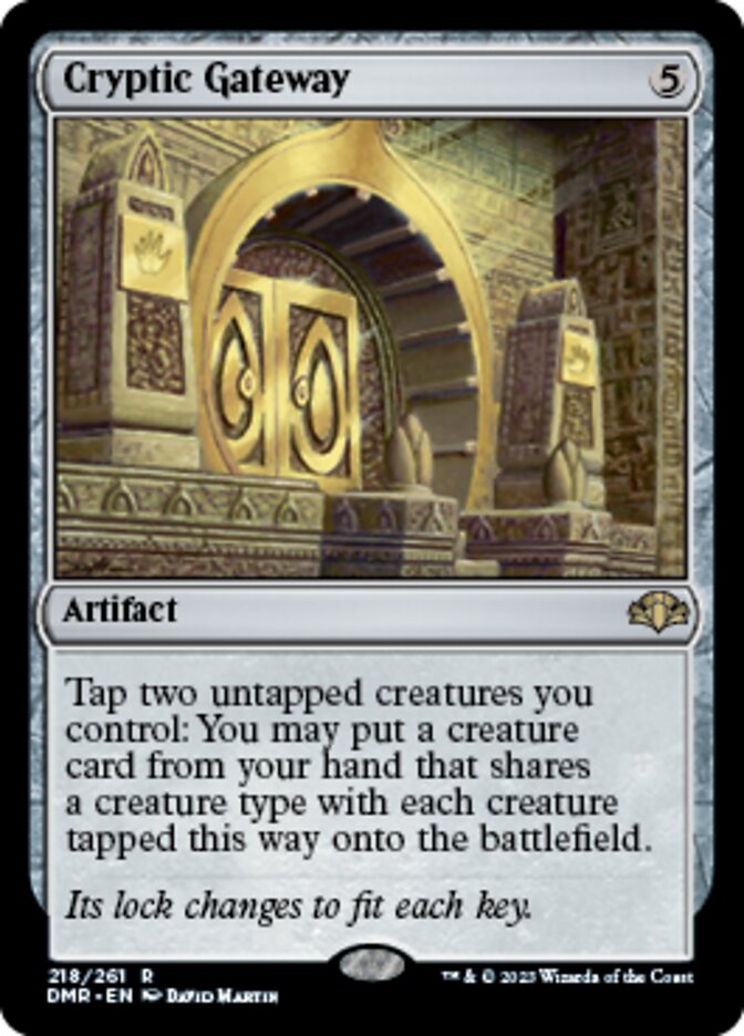 Cryptic Gateway [Dominaria Remastered] | Event Horizon Hobbies CA