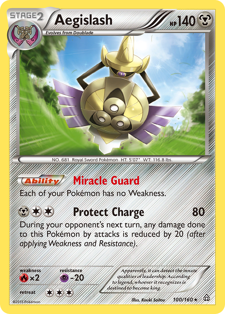 Aegislash (100/160) [XY: Primal Clash] | Event Horizon Hobbies CA