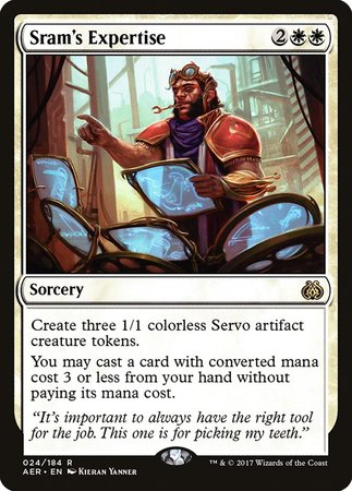 Sram's Expertise [Aether Revolt] | Event Horizon Hobbies CA