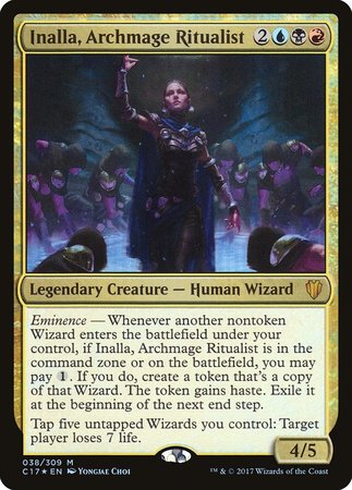 Inalla, Archmage Ritualist [Commander 2017] | Event Horizon Hobbies CA