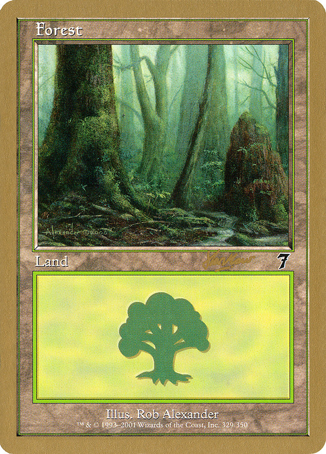 Forest (329) (Sim Han How) [World Championship Decks 2002] | Event Horizon Hobbies CA