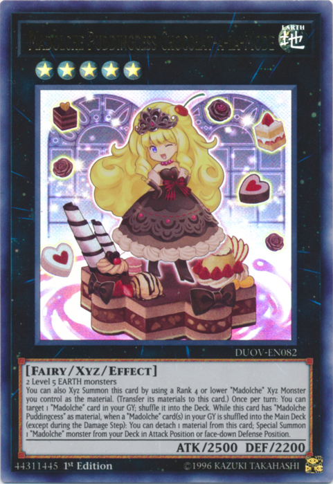 Madolche Puddingcess Chocolat-a-la-Mode [DUOV-EN082] Ultra Rare | Event Horizon Hobbies CA