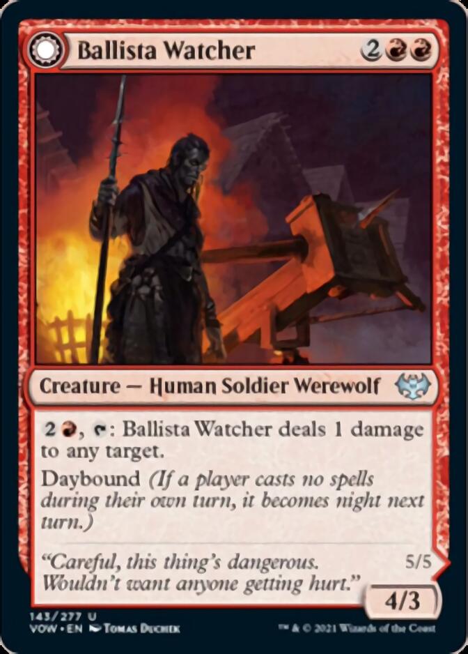 Ballista Watcher // Ballista Wielder [Innistrad: Crimson Vow] | Event Horizon Hobbies CA