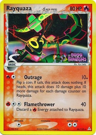 Rayquaza (26/110) (Delta Species) (Stamped) [EX: Holon Phantoms] | Event Horizon Hobbies CA