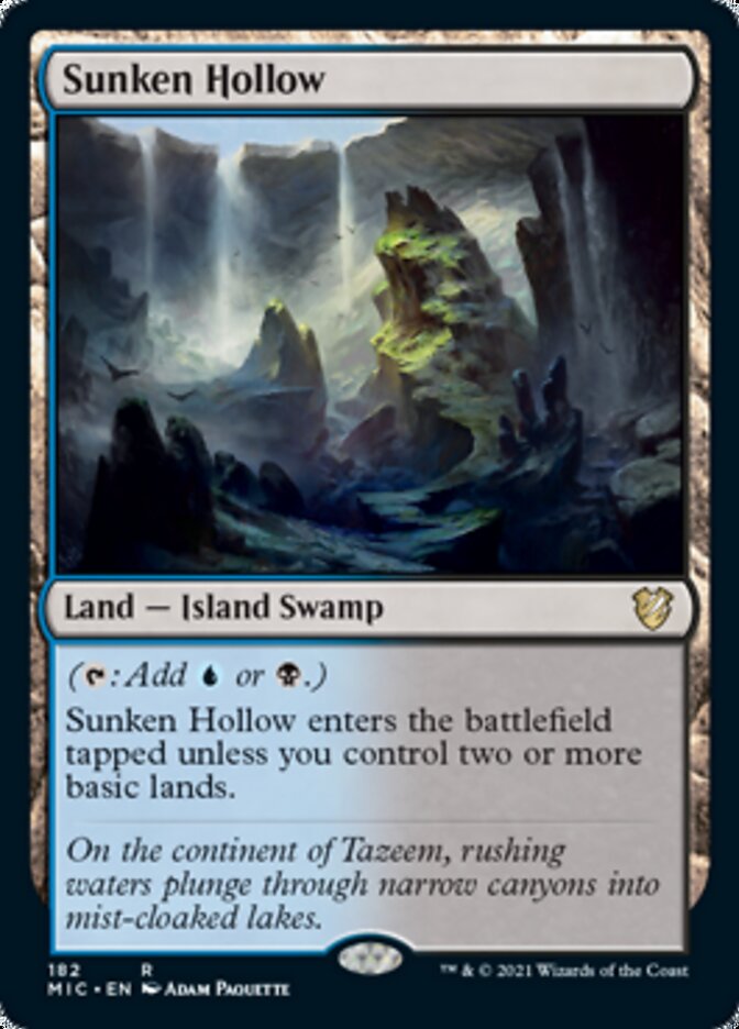 Sunken Hollow [Innistrad: Midnight Hunt Commander] | Event Horizon Hobbies CA