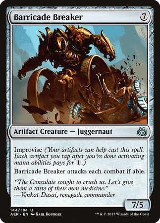 Barricade Breaker [Aether Revolt] | Event Horizon Hobbies CA