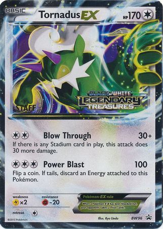 Tornadus EX (BW96) (Staff Prerelease Promo) [Black & White: Black Star Promos] | Event Horizon Hobbies CA