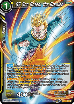 SS Son Goten, the Brawler (BT14-099) [Cross Spirits] | Event Horizon Hobbies CA