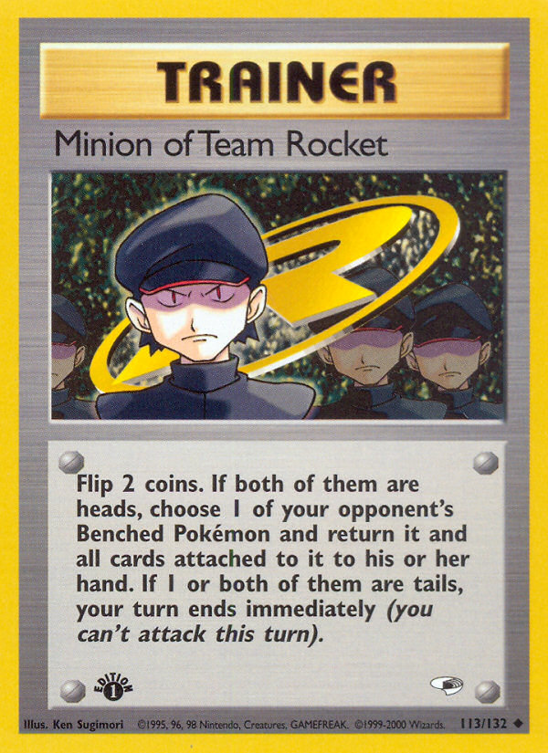 Minion of Team Rocket (113/132) [Gym Heroes 1st Edition] | Event Horizon Hobbies CA