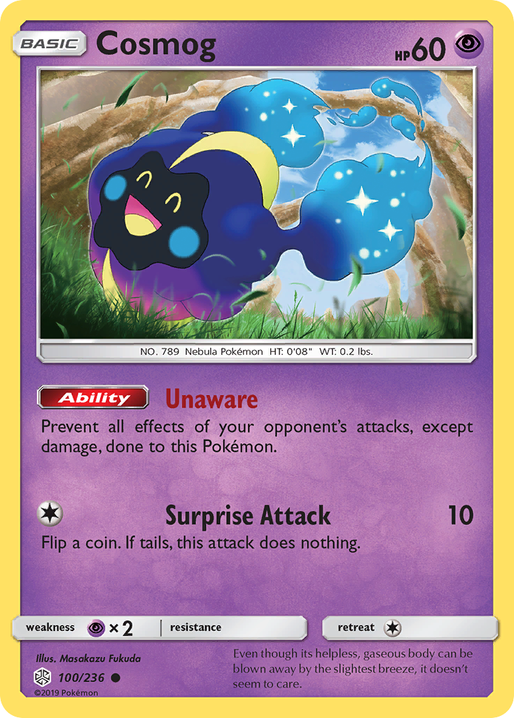 Cosmog (100/236) [Sun & Moon: Cosmic Eclipse] | Event Horizon Hobbies CA