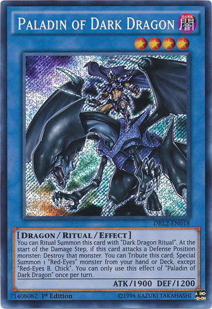 Paladin of Dark Dragon [DRL2-EN018] Secret Rare | Event Horizon Hobbies CA