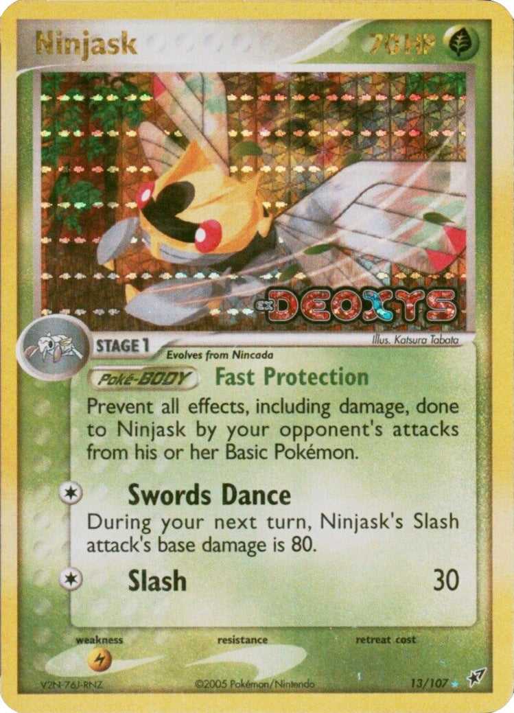 Ninjask (13/107) (Stamped) [EX: Deoxys] | Event Horizon Hobbies CA